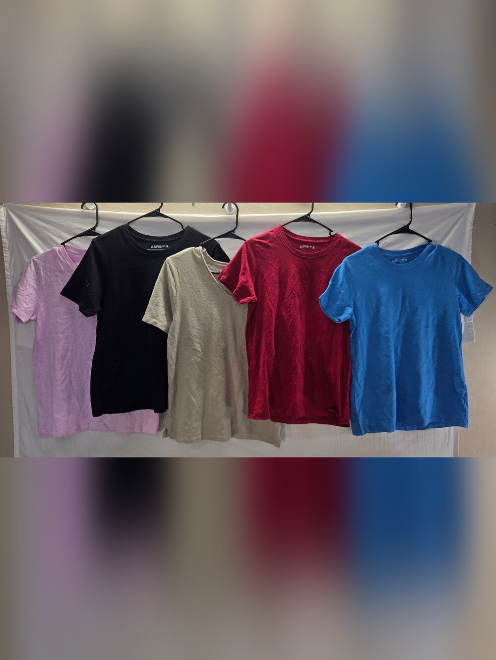 Lot of 5 American Giant Women's Size Medium Short Shirts NWOT